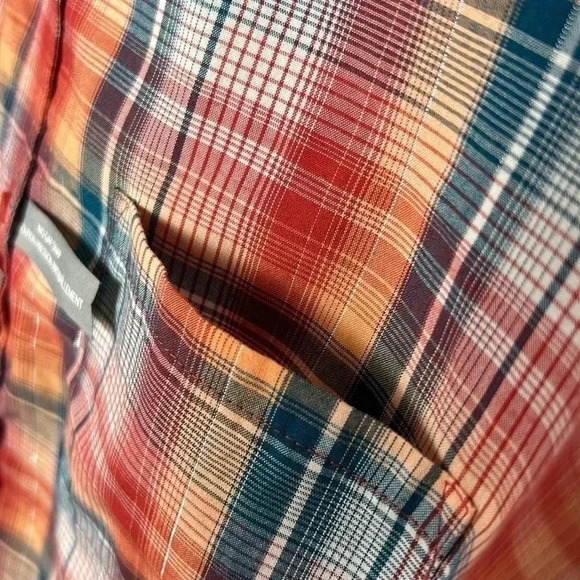 LEE Riders,shirt vtg NWT,Red plaid,cottage core,country vibe,clueless preppy - Picture 11 of 14